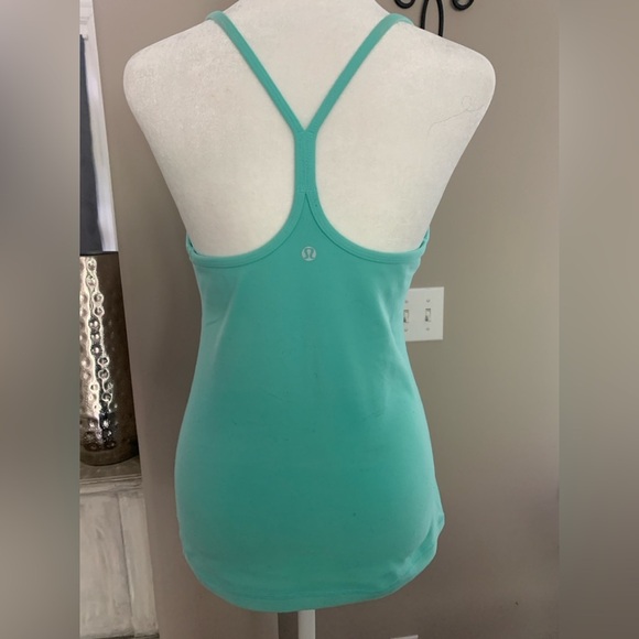 Lululemon Mint Green Spaghetti Strap Tank Top, size 8 - Picture 2 of 7